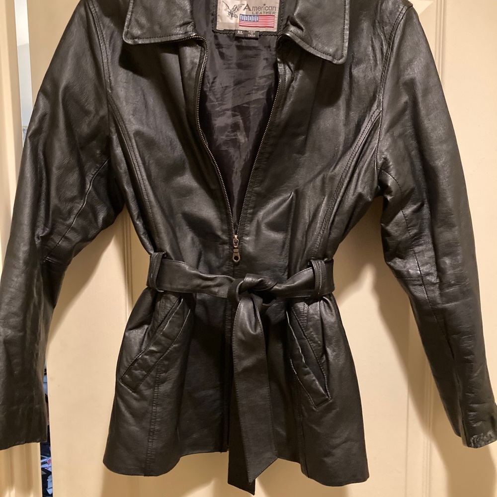 Awesome black leather jacket